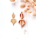 High quality polymer clay cutter creating clean sharp cuts for earrings and jewelry making