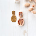 High quality polymer clay cutter creating clean sharp cuts for earrings and jewelry making
