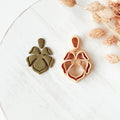 High quality polymer clay cutter creating clean sharp cuts for earrings and jewelry making