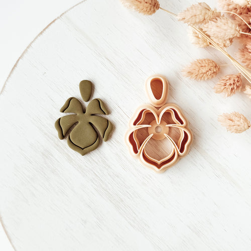 High quality polymer clay cutter creating clean sharp cuts for earrings and jewelry making
