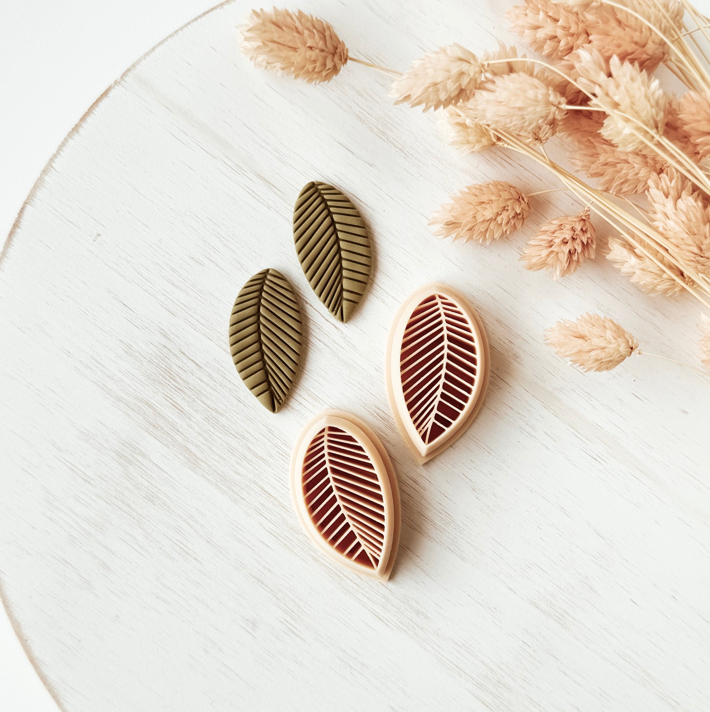 High quality polymer clay cutter creating clean sharp cuts for earrings and jewelry making