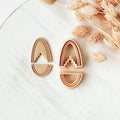 High quality polymer clay cutter creating clean sharp cuts for earrings and jewelry making