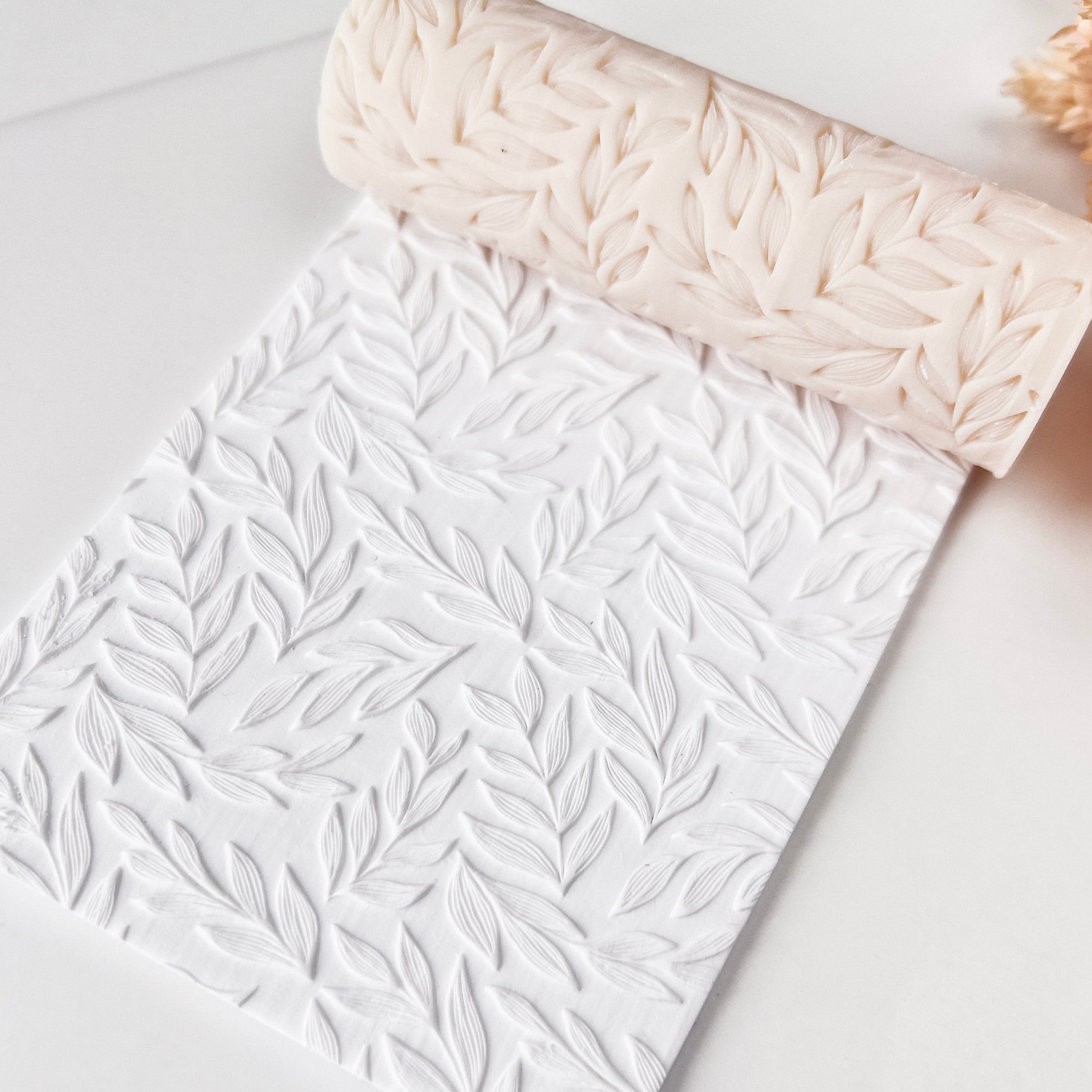 polymer clay texture roller abstract geometric pattern