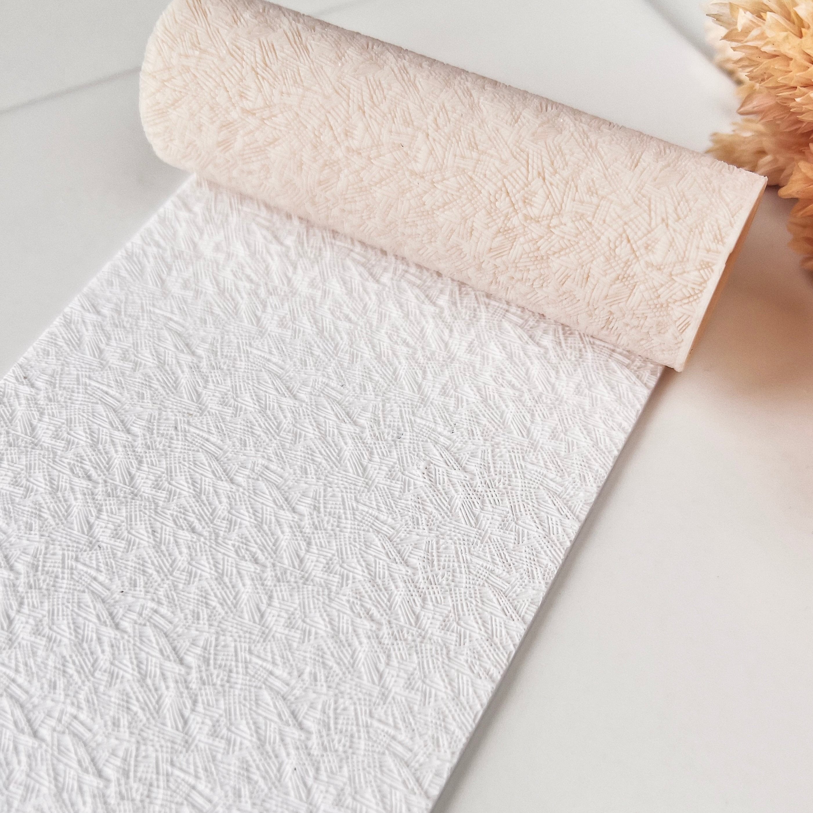 polymer clay texture roller abstract geometric pattern