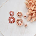 High quality polymer clay cutter creating clean sharp cuts for earrings and jewelry making