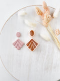 High quality polymer clay cutter creating clean sharp cuts for earrings and jewelry making