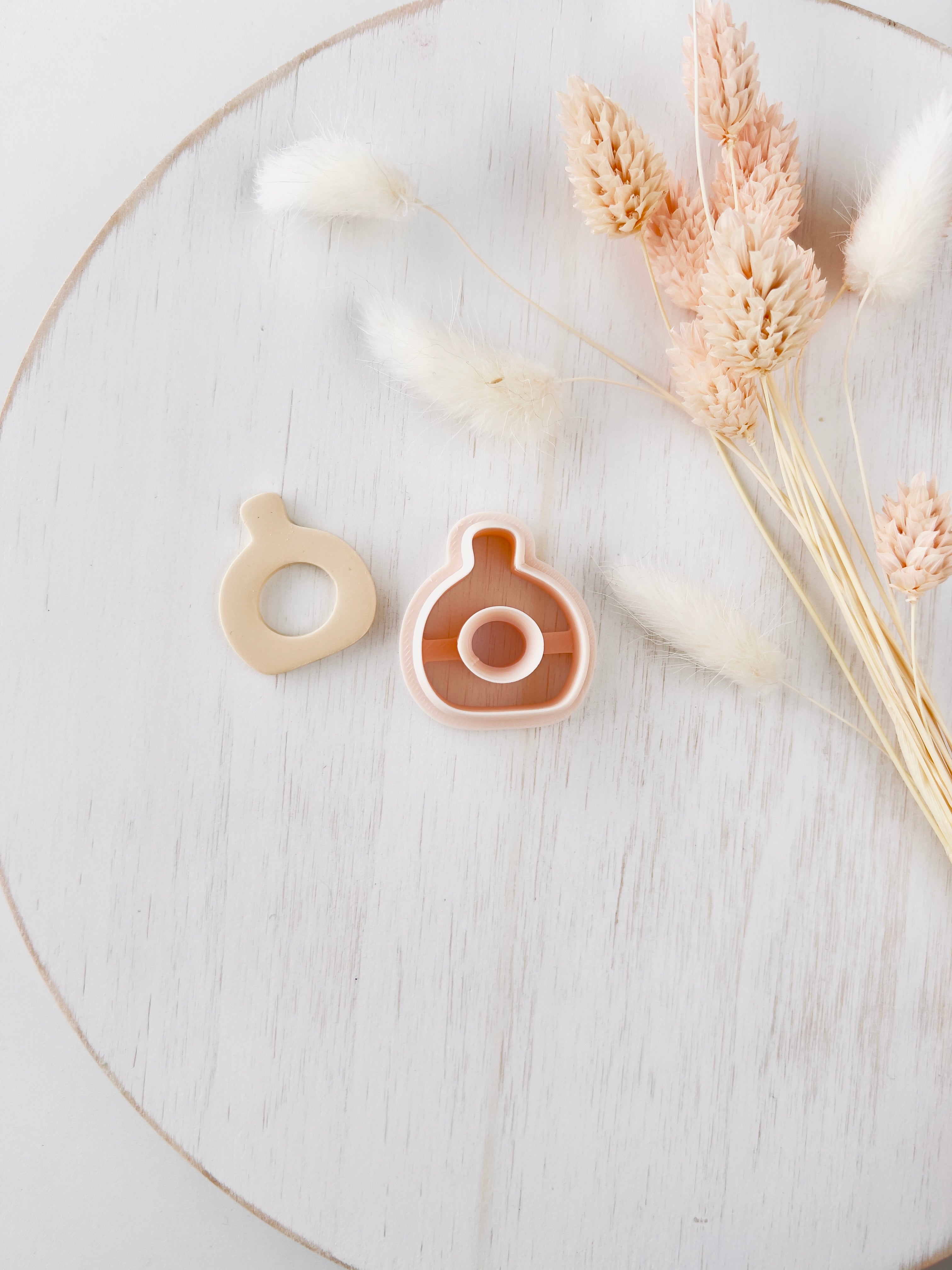 High quality polymer clay cutter creating clean sharp cuts for earrings and jewelry making