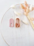 High quality polymer clay cutter creating clean sharp cuts for earrings and jewelry making