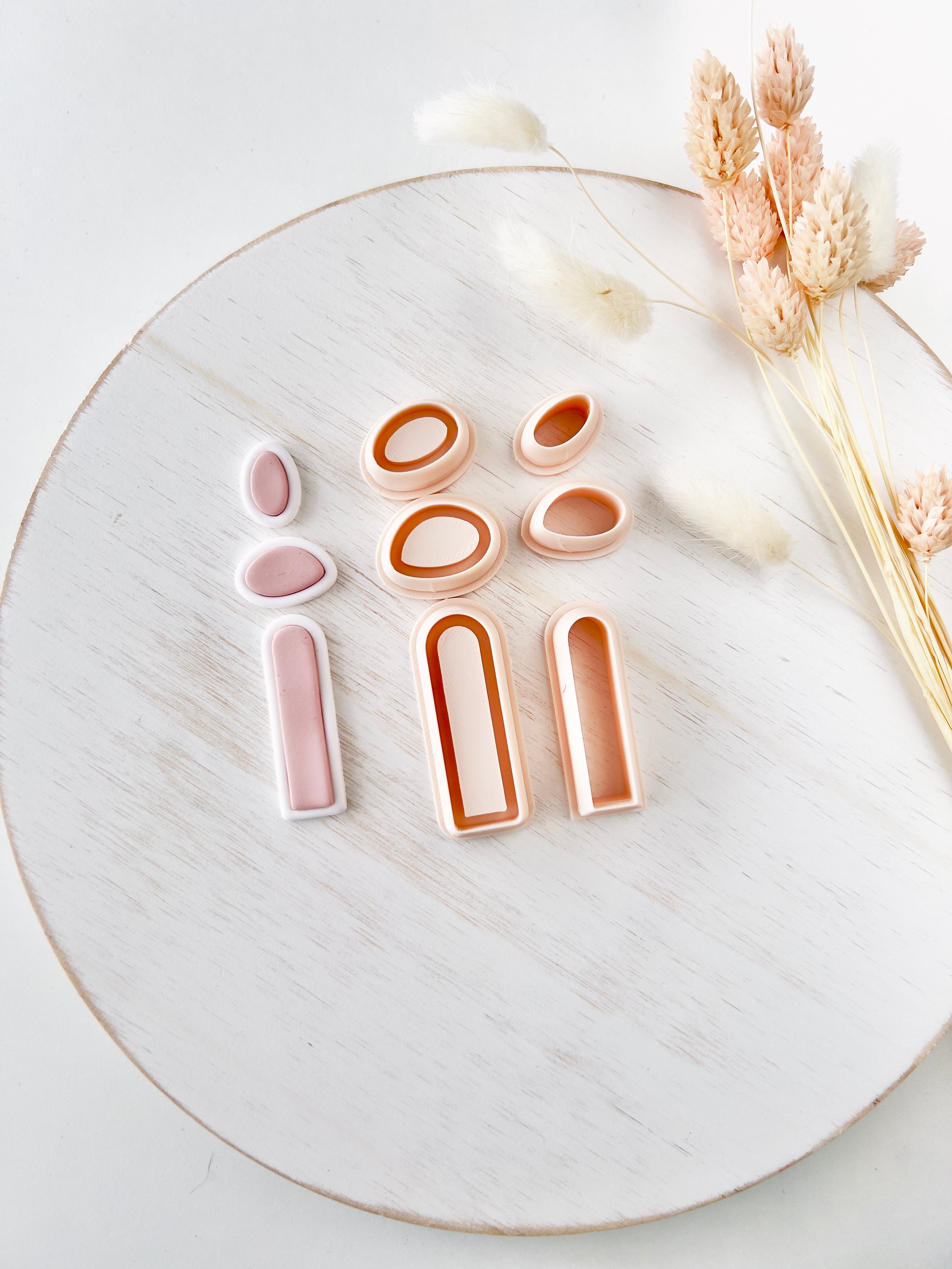 High quality polymer clay cutter creating clean sharp cuts for earrings and jewelry making