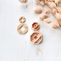 High quality polymer clay cutter creating clean sharp cuts for earrings and jewelry making