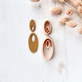 High quality polymer clay cutter creating clean sharp cuts for earrings and jewelry making