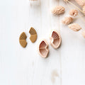 High quality polymer clay cutter creating clean sharp cuts for earrings and jewelry making