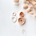 High quality polymer clay cutter creating clean sharp cuts for earrings and jewelry making