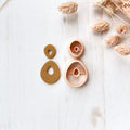 High quality polymer clay cutter creating clean sharp cuts for earrings and jewelry making