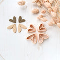 High quality polymer clay cutter creating clean sharp cuts for earrings and jewelry making