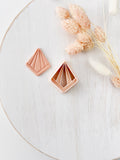 High quality polymer clay cutter creating clean sharp cuts for earrings and jewelry making