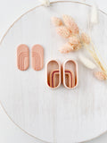 High quality polymer clay cutter creating clean sharp cuts for earrings and jewelry making