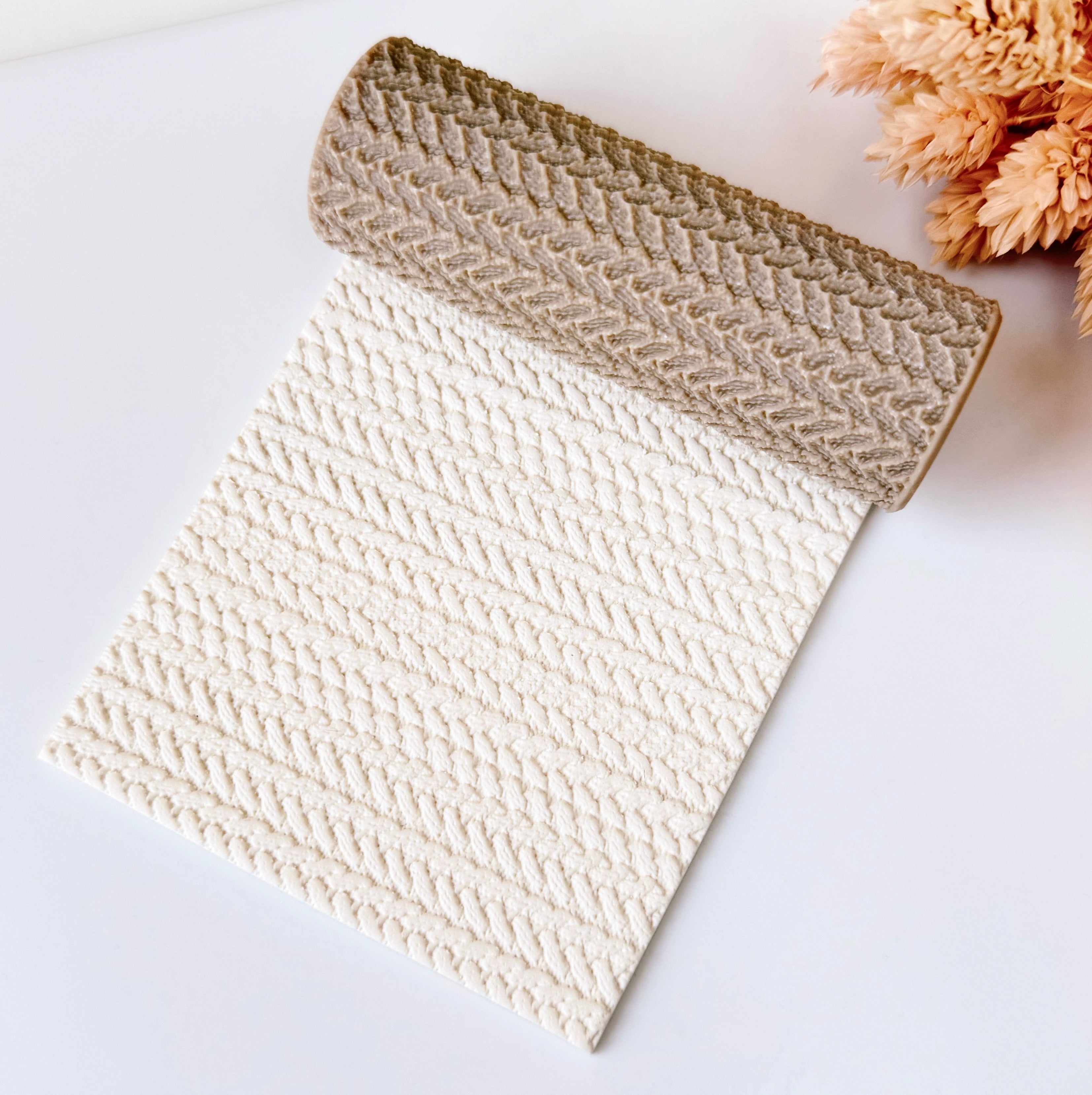 polymer clay texture roller abstract geometric pattern