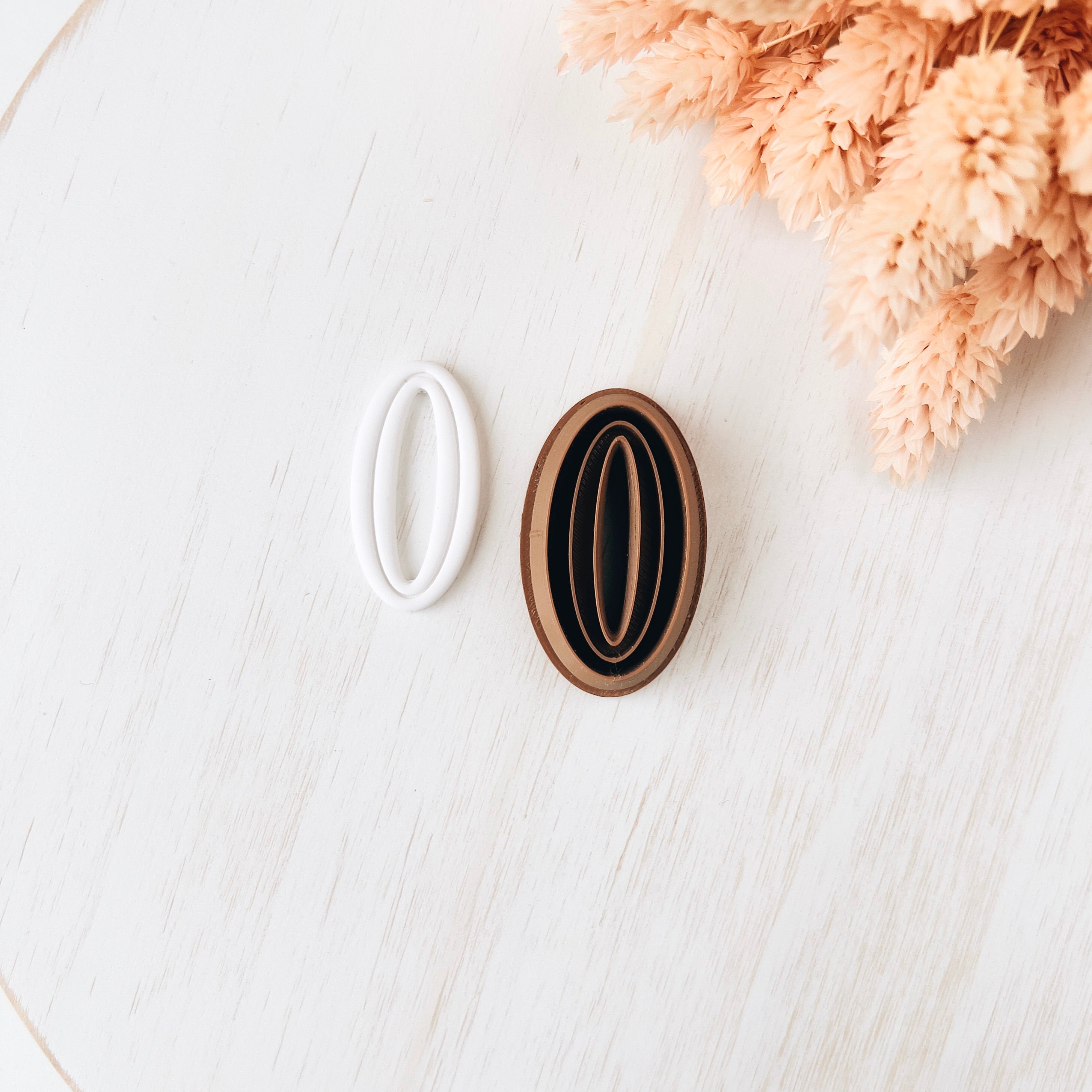 High quality polymer clay cutter creating clean sharp cuts for earrings and jewelry making