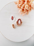 High quality polymer clay cutter creating clean sharp cuts for earrings and jewelry making