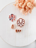 High quality polymer clay cutter creating clean sharp cuts for earrings and jewelry making