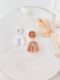 High quality polymer clay cutter creating clean sharp cuts for earrings and jewelry making