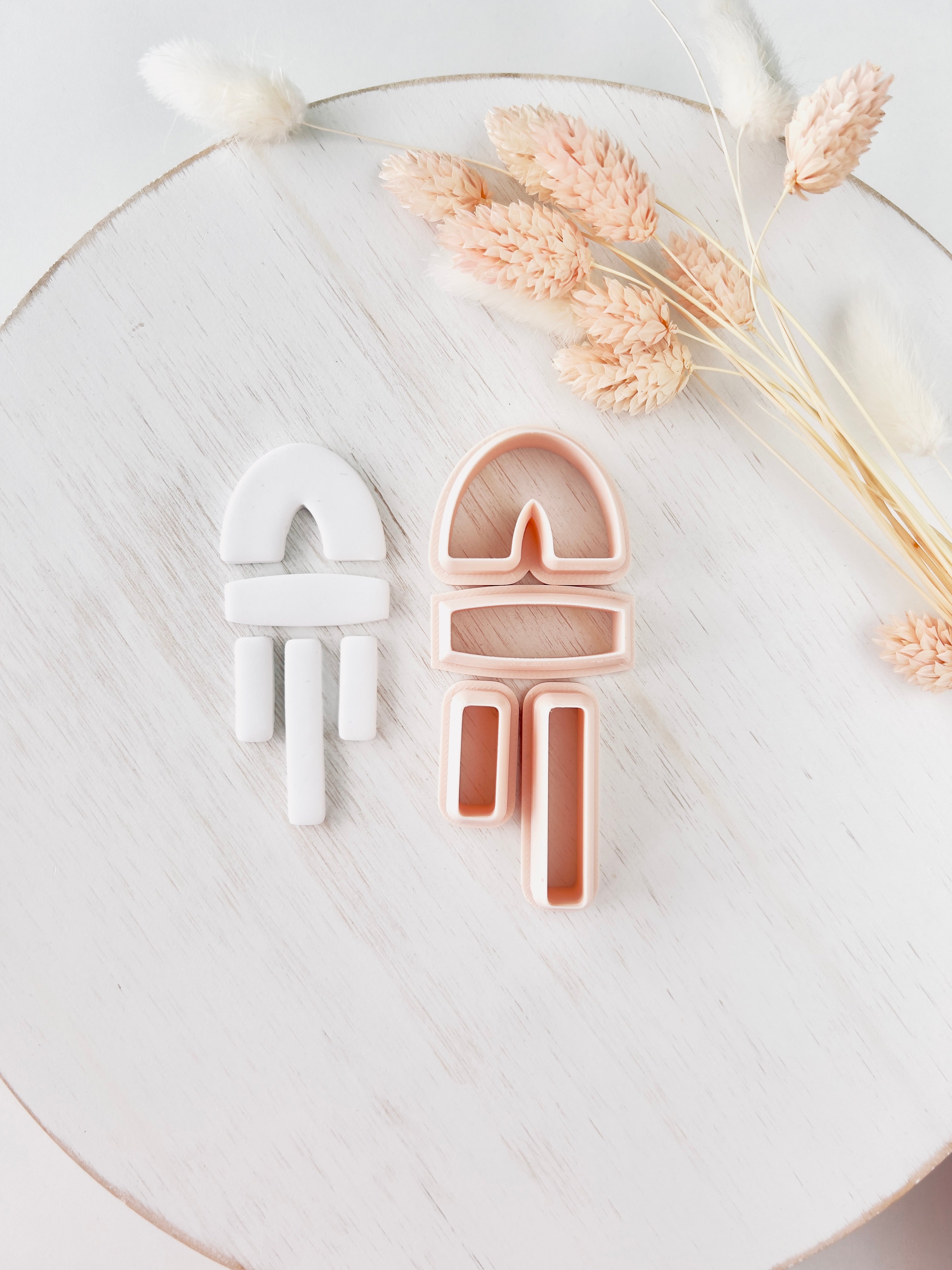High quality polymer clay cutter creating clean sharp cuts for earrings and jewelry making