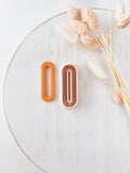 High quality polymer clay cutter creating clean sharp cuts for earrings and jewelry making