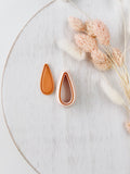 High quality polymer clay cutter creating clean sharp cuts for earrings and jewelry making