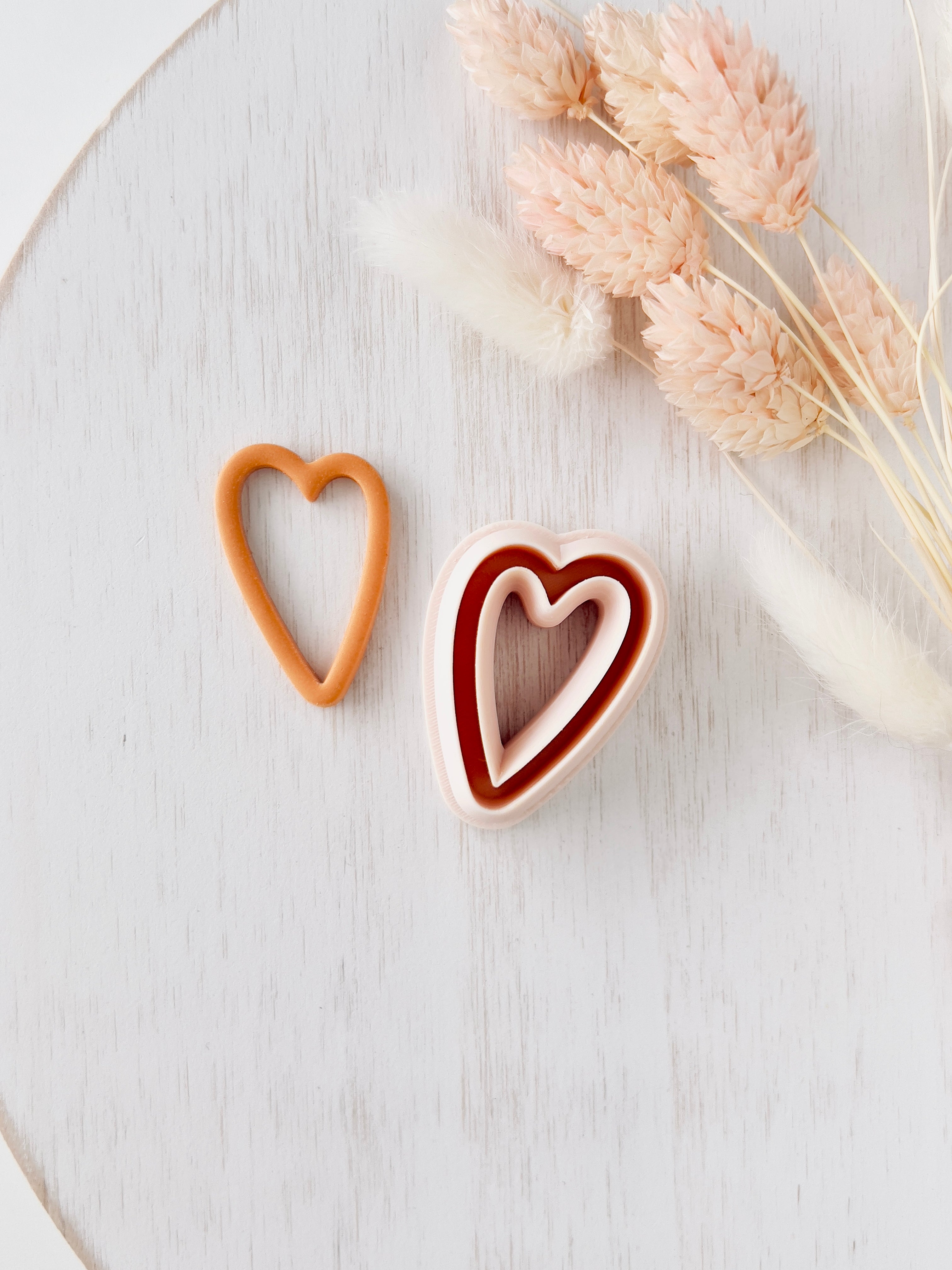 High quality polymer clay cutter creating clean sharp cuts for earrings and jewelry making