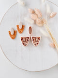 High quality polymer clay cutter creating clean sharp cuts for earrings and jewelry making