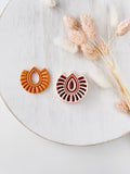 High quality polymer clay cutter creating clean sharp cuts for earrings and jewelry making