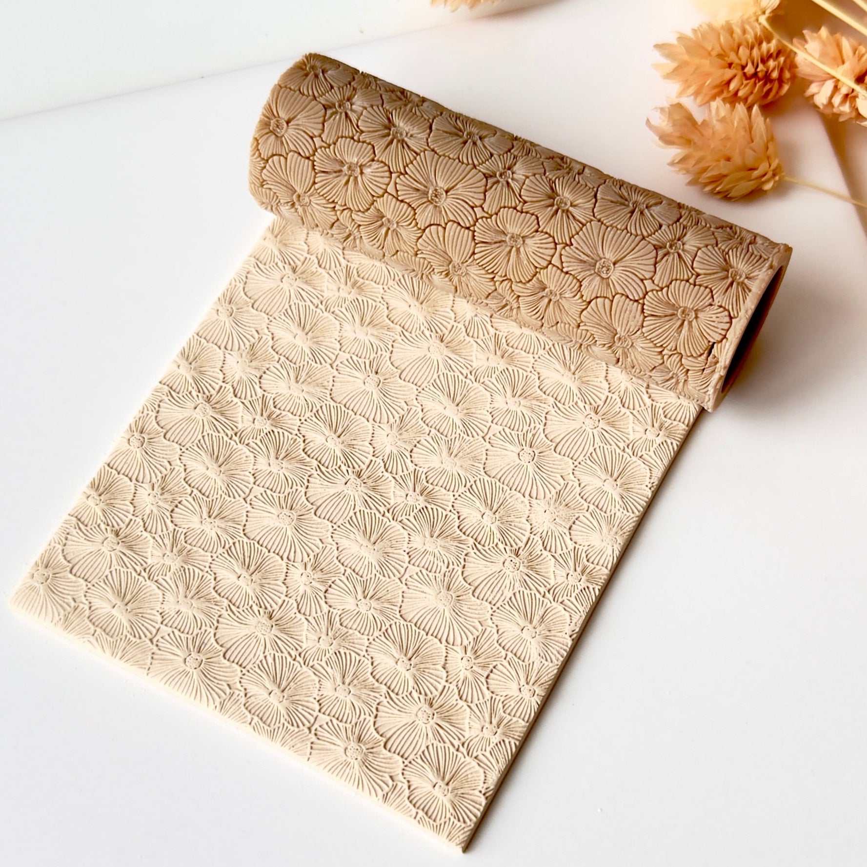 polymer clay texture roller abstract geometric pattern