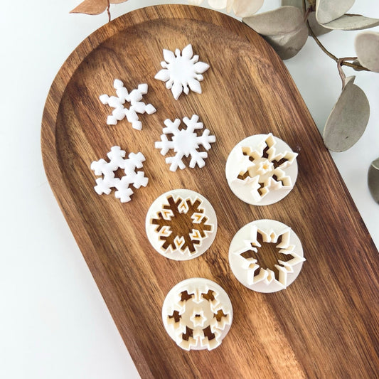 Snowflake clay cutter