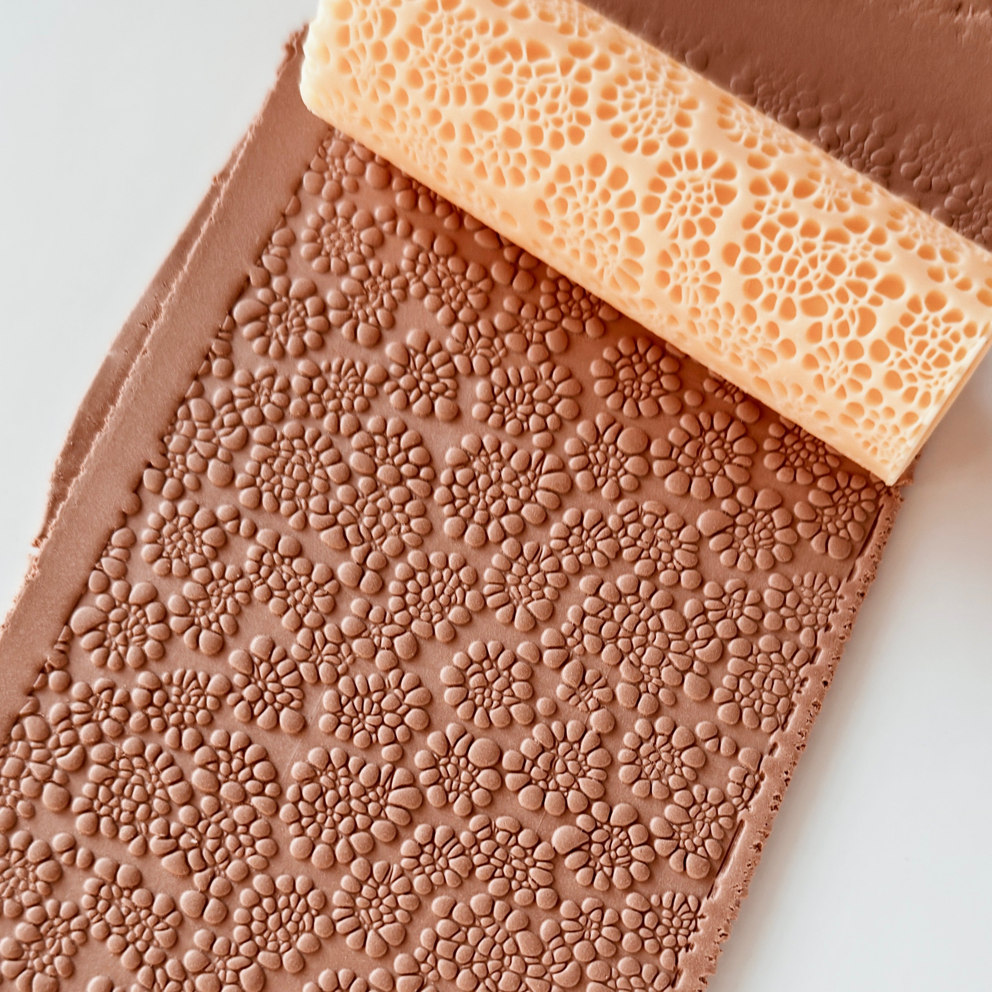 polymer clay texture roller abstract geometric pattern