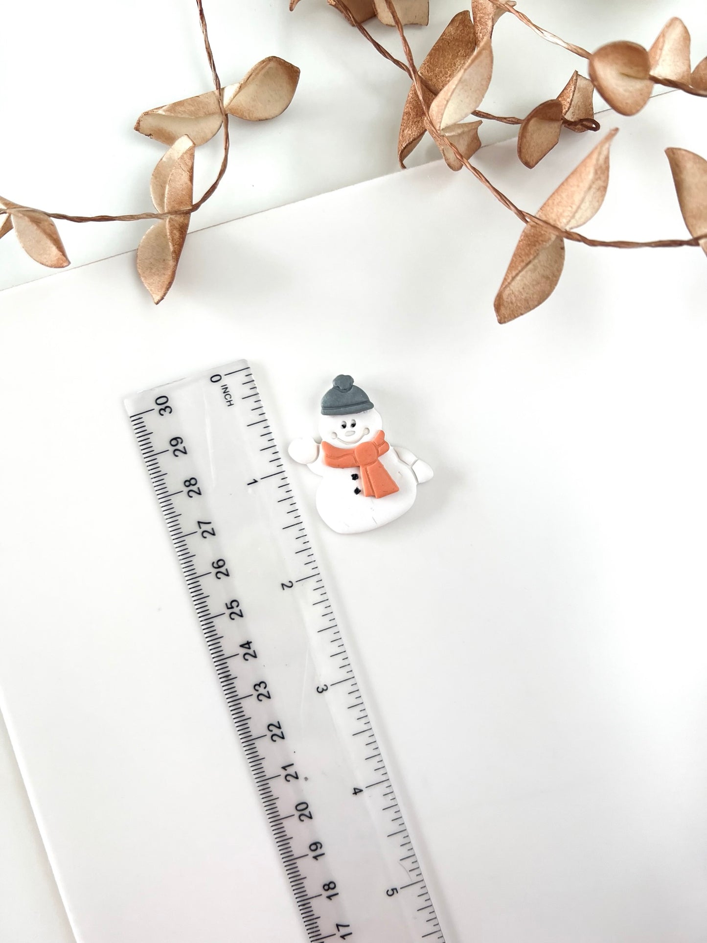 Christmas snowman clay cutter