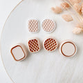 High quality polymer clay cutter creating clean sharp cuts for earrings and jewelry making