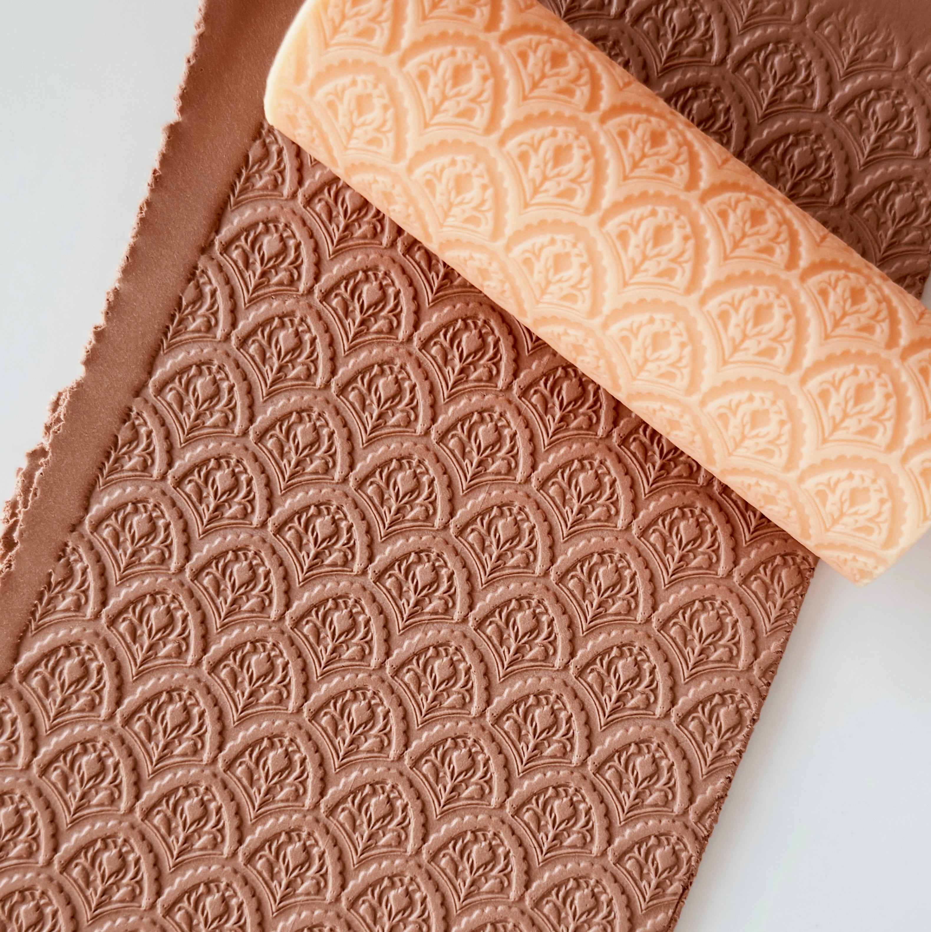 polymer clay texture roller abstract geometric pattern