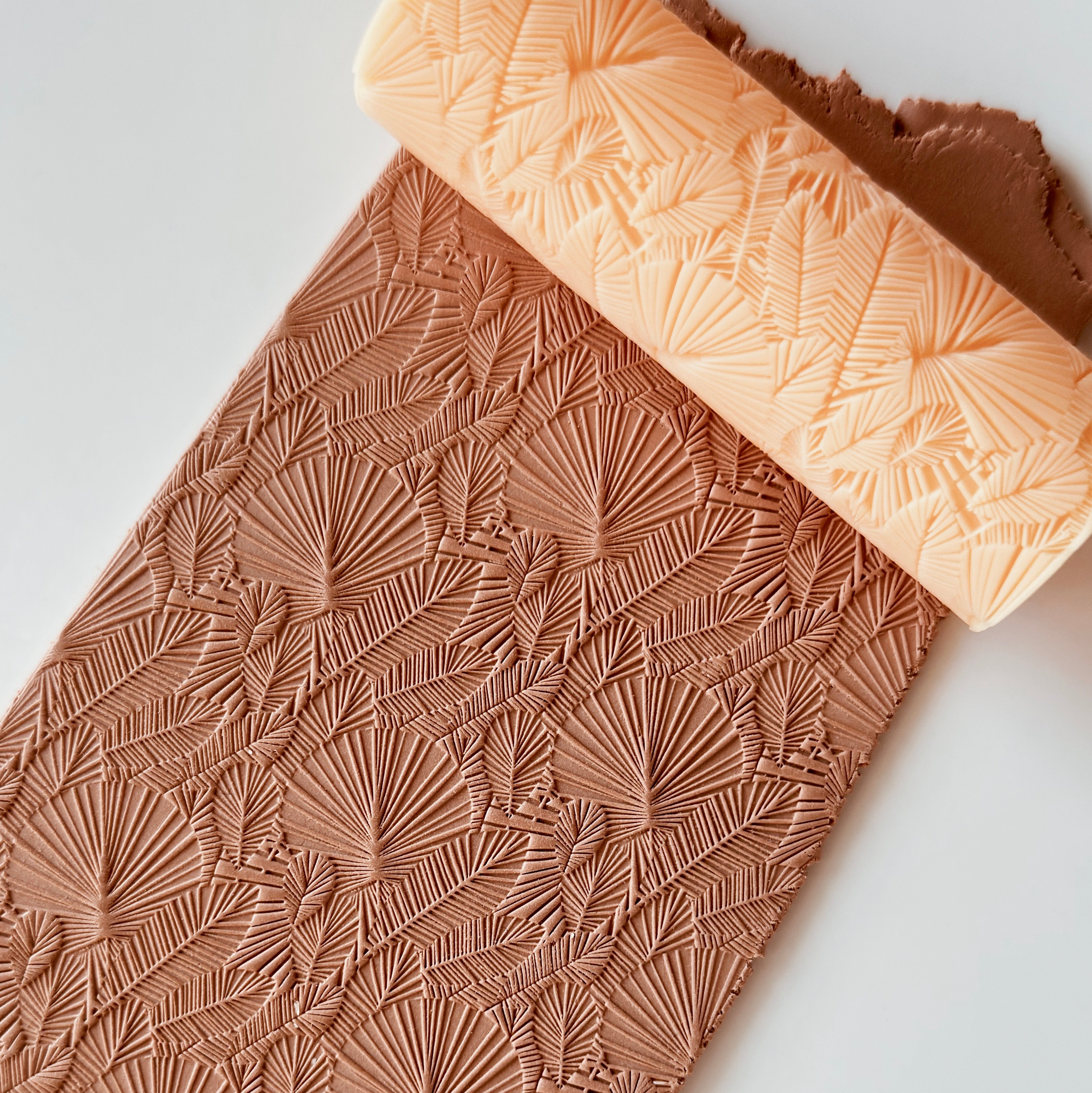polymer clay texture roller abstract geometric pattern