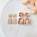 High quality polymer clay cutter creating clean sharp cuts for earrings and jewelry making