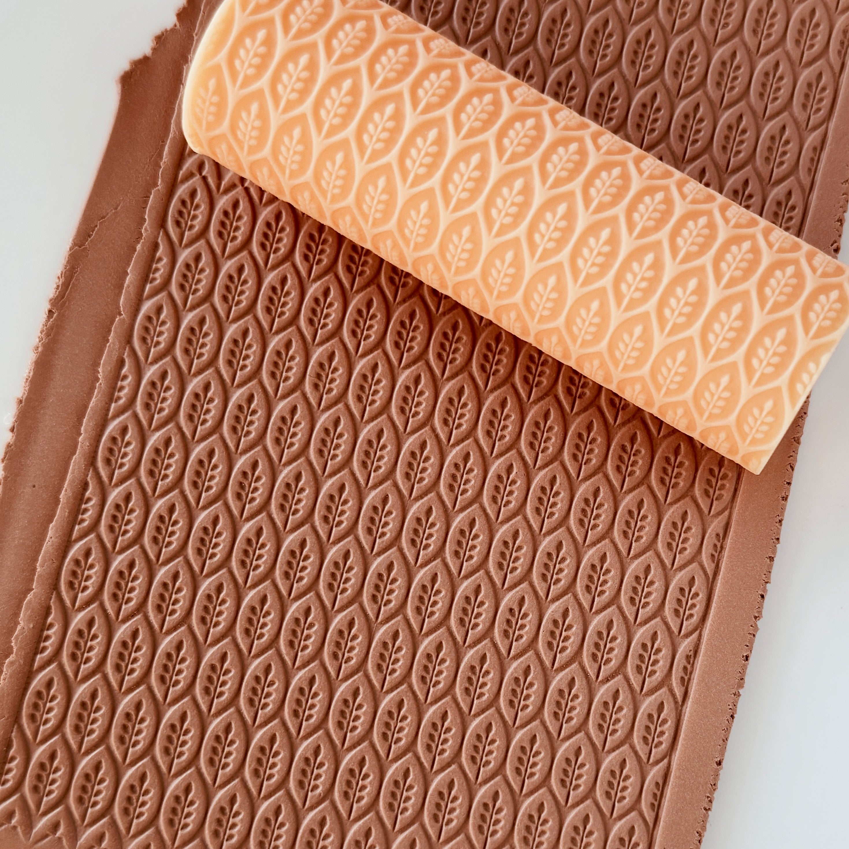 polymer clay texture roller abstract geometric pattern