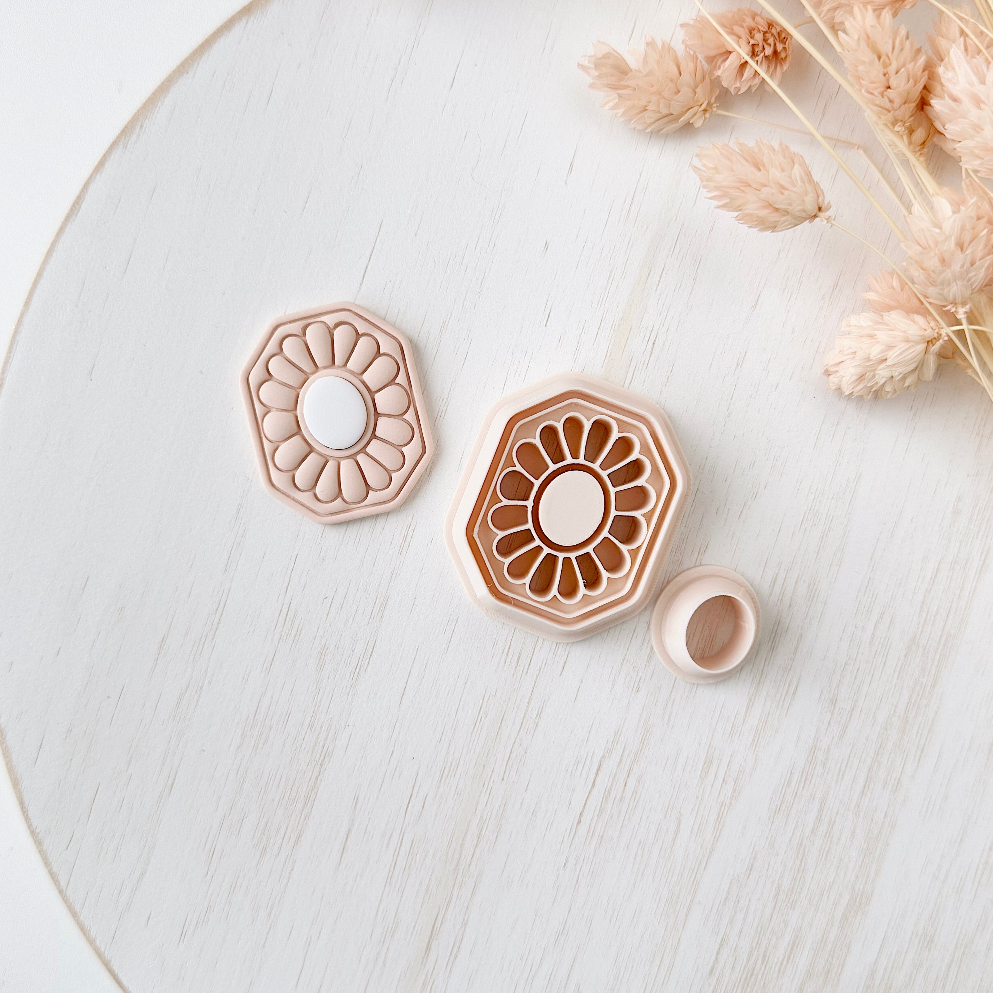 High quality polymer clay cutter creating clean sharp cuts for earrings and jewelry making
