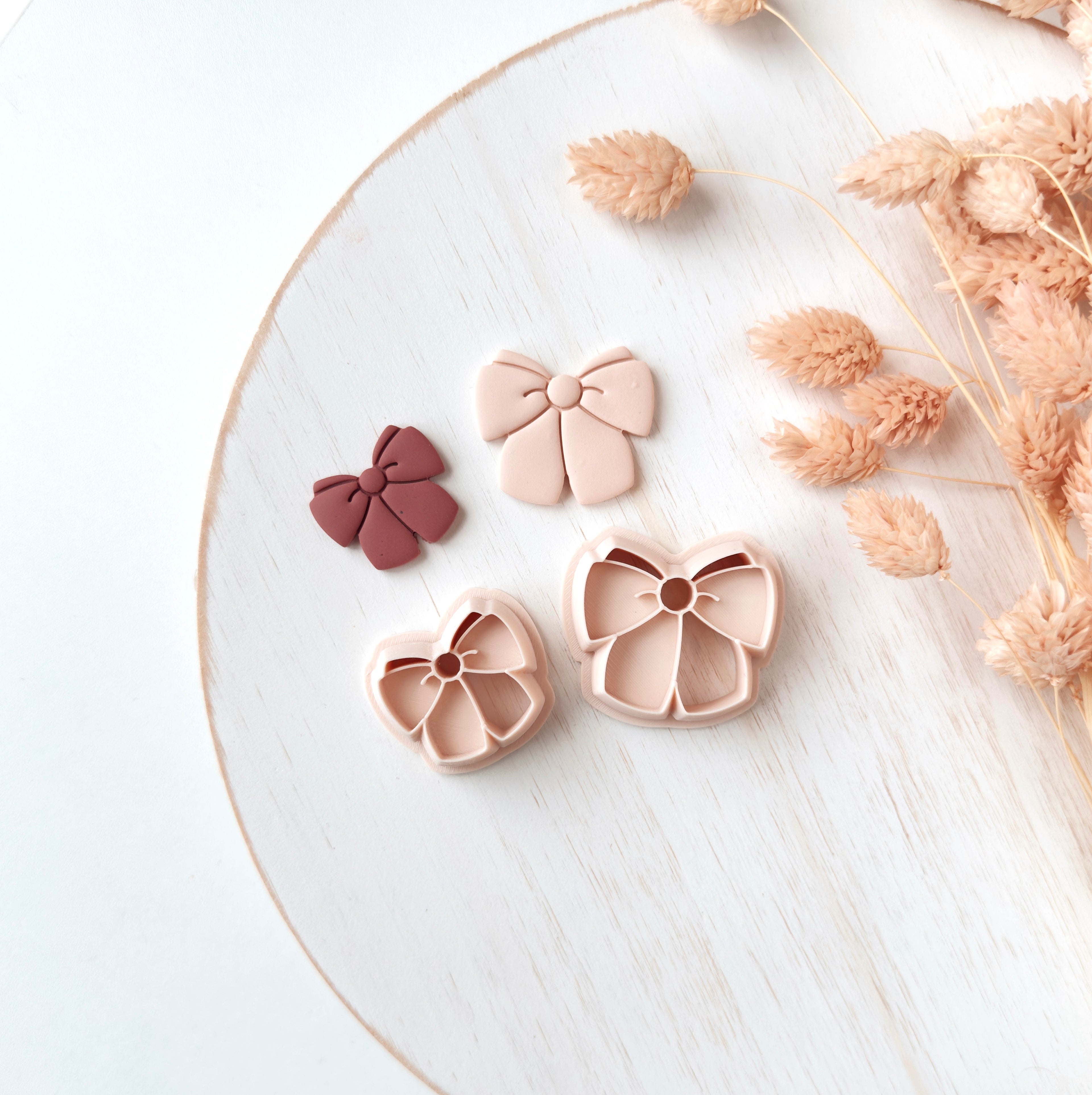 High quality polymer clay cutter creating clean sharp cuts for earrings and jewelry making