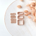 High quality polymer clay cutter creating clean sharp cuts for earrings and jewelry making