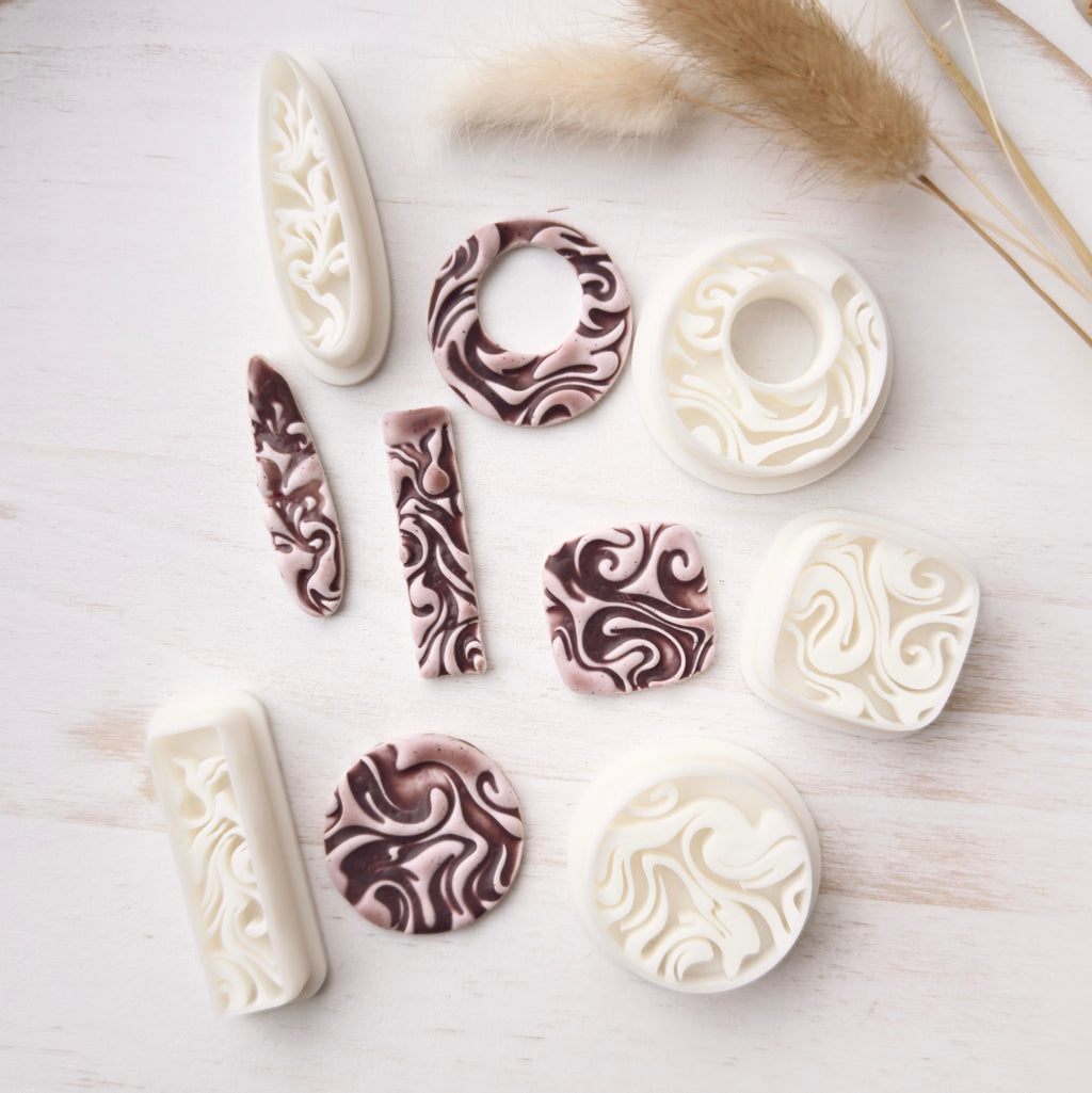 High quality polymer clay cutter creating clean sharp cuts for earrings and jewelry making