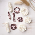 High quality polymer clay cutter creating clean sharp cuts for earrings and jewelry making