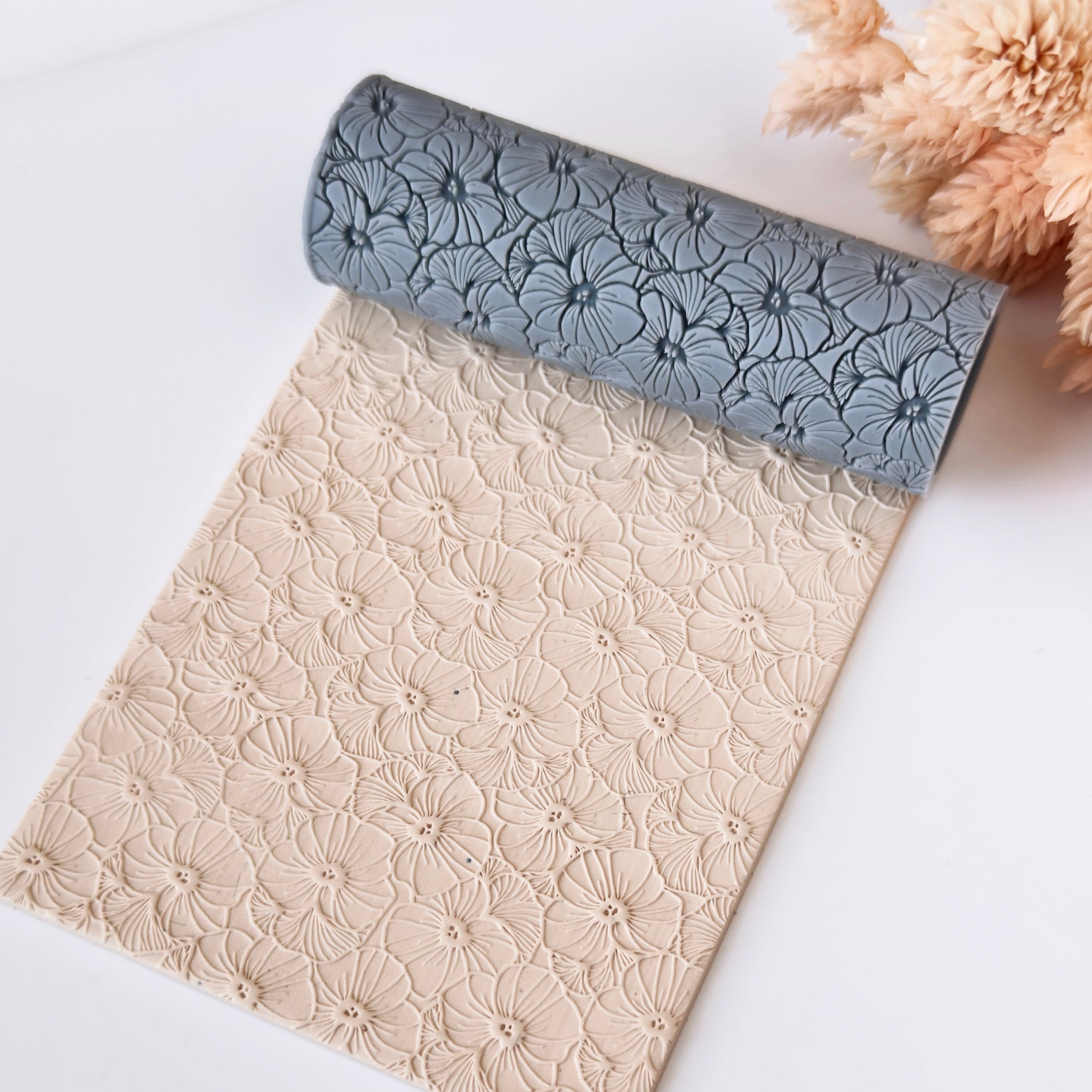 polymer clay texture roller abstract geometric pattern