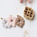 High quality polymer clay cutter creating clean sharp cuts for earrings and jewelry making