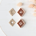 High quality polymer clay cutter creating clean sharp cuts for earrings and jewelry making