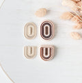 High quality polymer clay cutter creating clean sharp cuts for earrings and jewelry making
